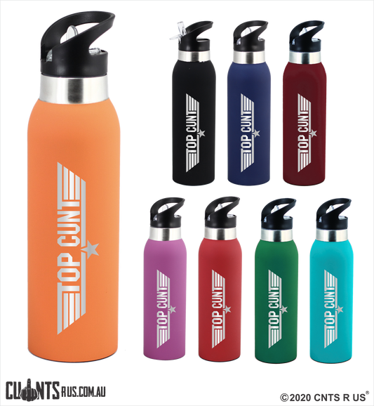 Top Cunt 500ml Drink Bottle Laser Engraved Gift CRU08-67-21000