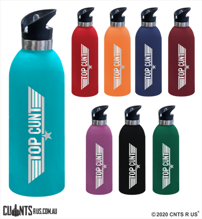 Top Cunt 1 Litre Drink Bottle Laser Engraved Gift - CRU08-68-21000