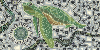 MICROFIBRE BEACH TOWELS - ABORIGINAL DESIGNS