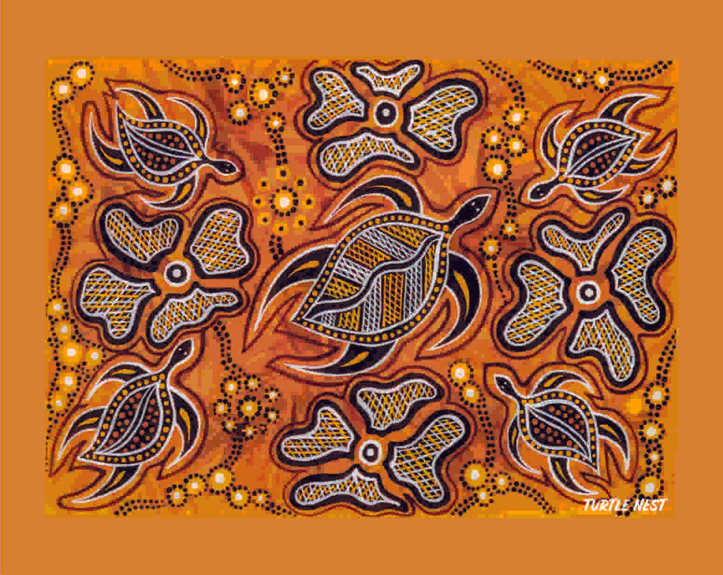 Canvas Art Print - Turtle Nest