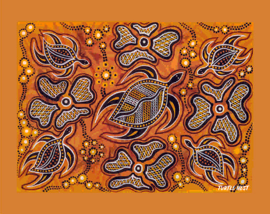 Canvas Art Print - Turtle Nest