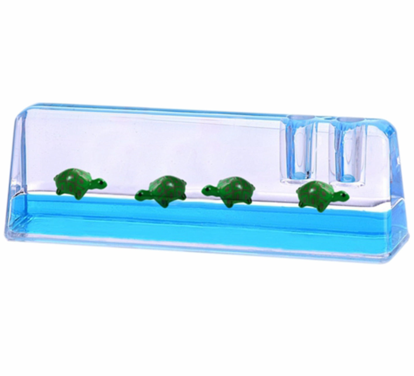 Oily Pen Holders Office Desk Accessories Aussie Gifts Souvenirs Coloured Liquid with Floaters - fair-dinkum-gifts