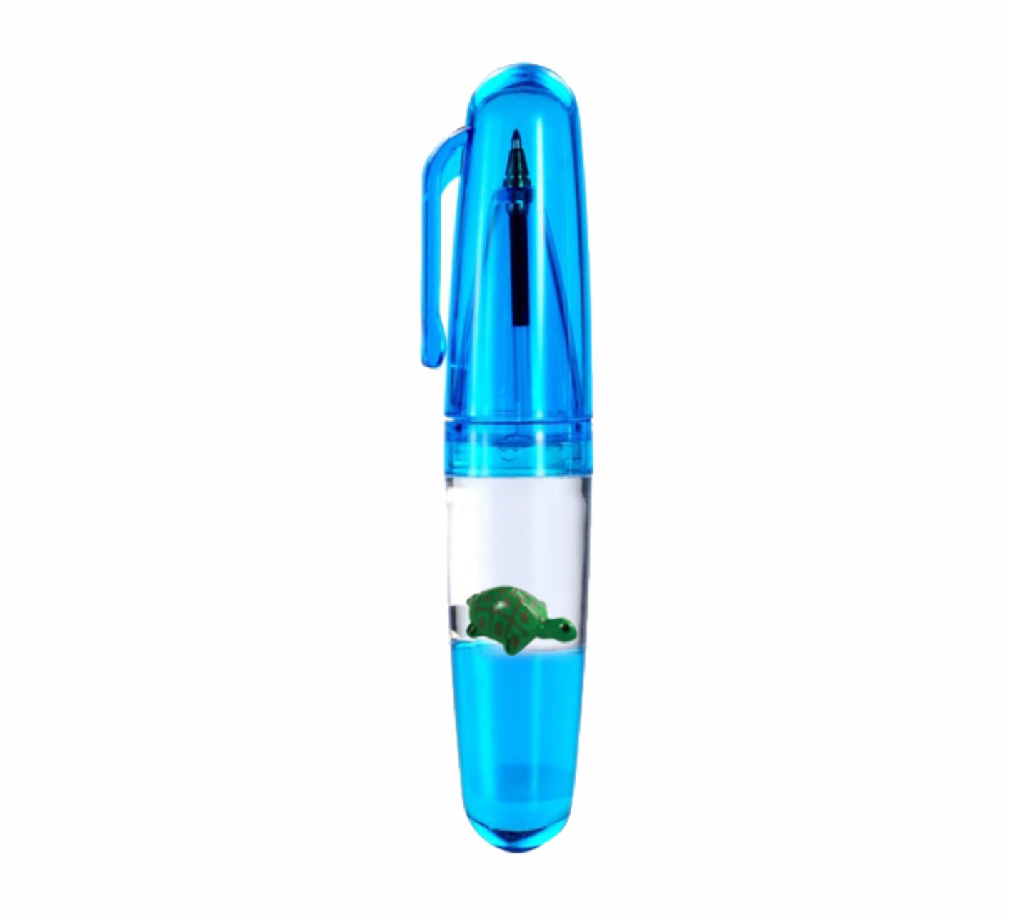 Oily Bullet Novelty Pens with Floating Animals Inside - 12 to choose from - fair-dinkum-gifts