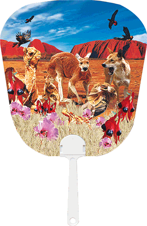 3D Fan Aussie Animals Australian Themes Souvenir Fans - fair-dinkum-gifts