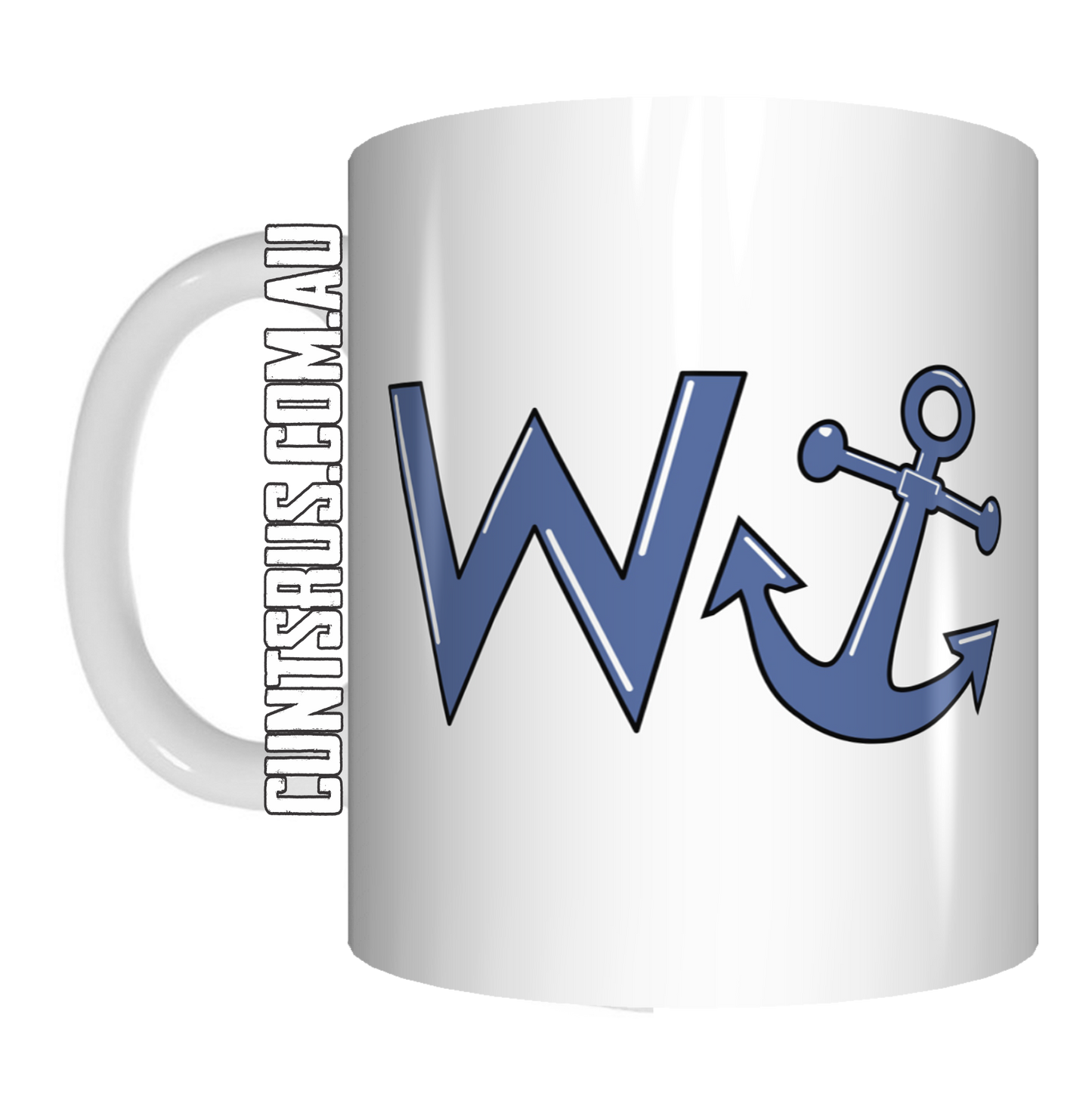 W - Anchor ! Coffee Mug Gift CRU07-92-12063