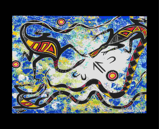 Canvas Art Print - Waterhole Tucker