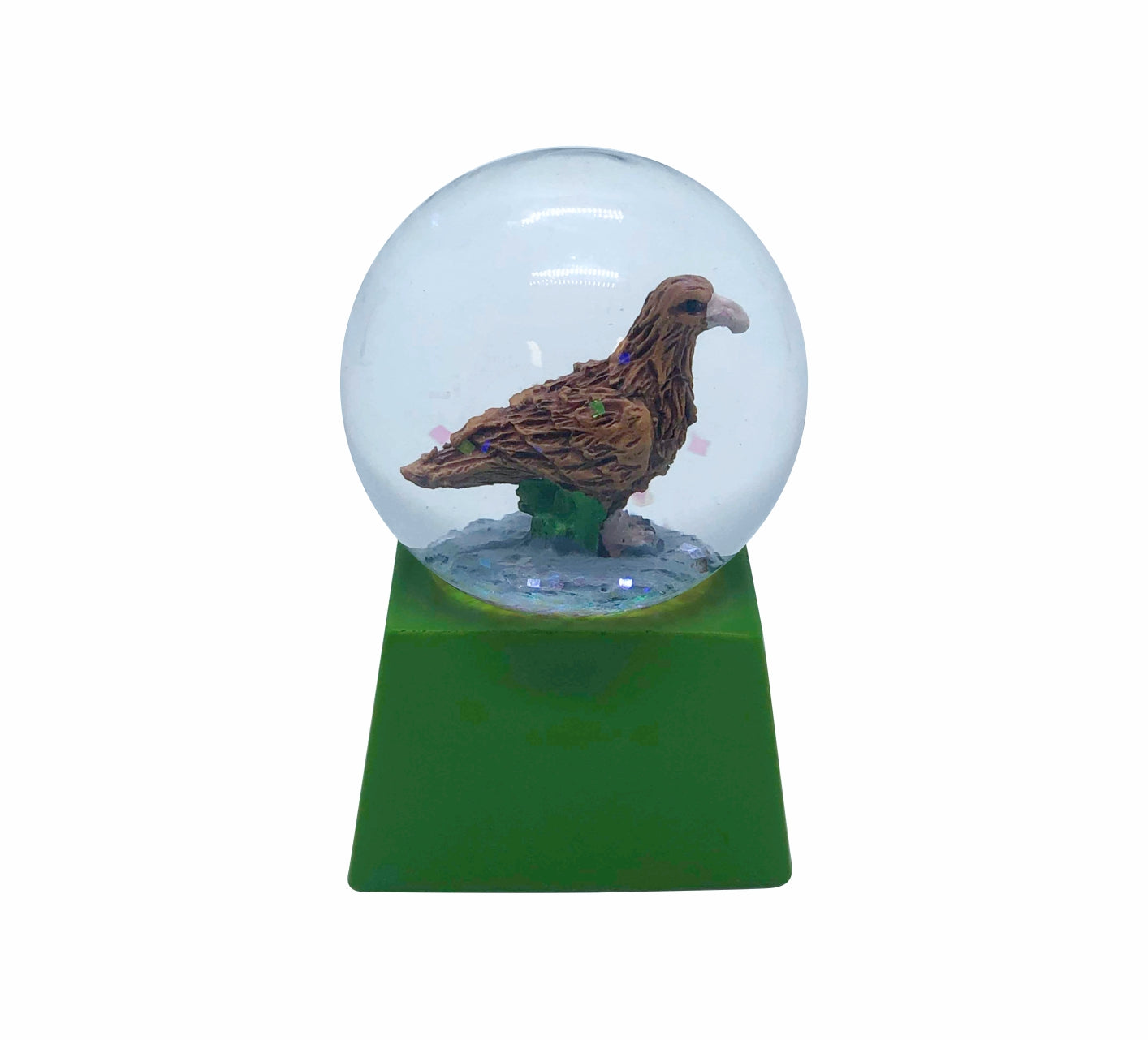 Waterball Glass Square Base 45mm Glitter Globe Aussie Gifts Souvenirs Australian Animals - fair-dinkum-gifts