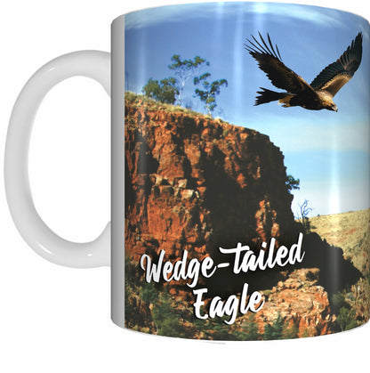 WEDGE TAIL EAGLE Mug Cup 300ml Gift Native Aussie Australia Animal Wildlife Birds Eagles - fair-dinkum-gifts