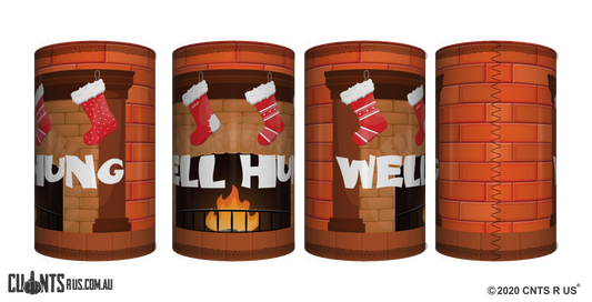 Well Hung Stubby Holder CRU26-40-12067 - fair-dinkum-gifts