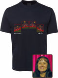 T Shirt ADULT Regular Fit - Wendy Pawley, Bellata Kangaroo Design