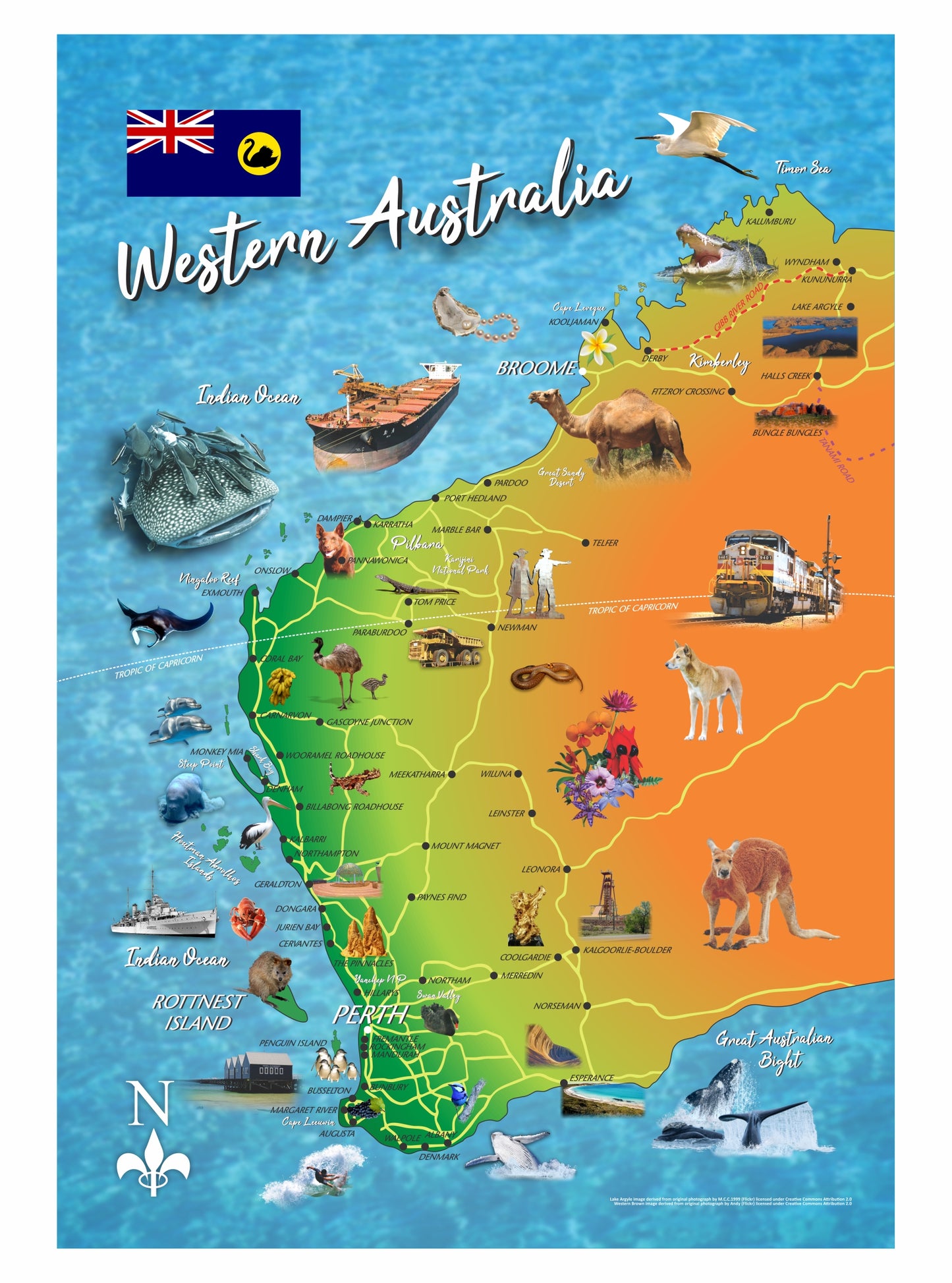 Microfibre Teatowels Australian Designs