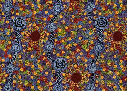 Cork Placemats with Aboriginal Designs