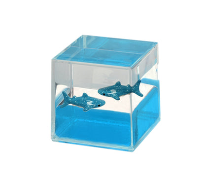 Oily Water Cubes Aussie Gifts Souvenirs Paperweights Coloured Liquid with Floaters - fair-dinkum-gifts