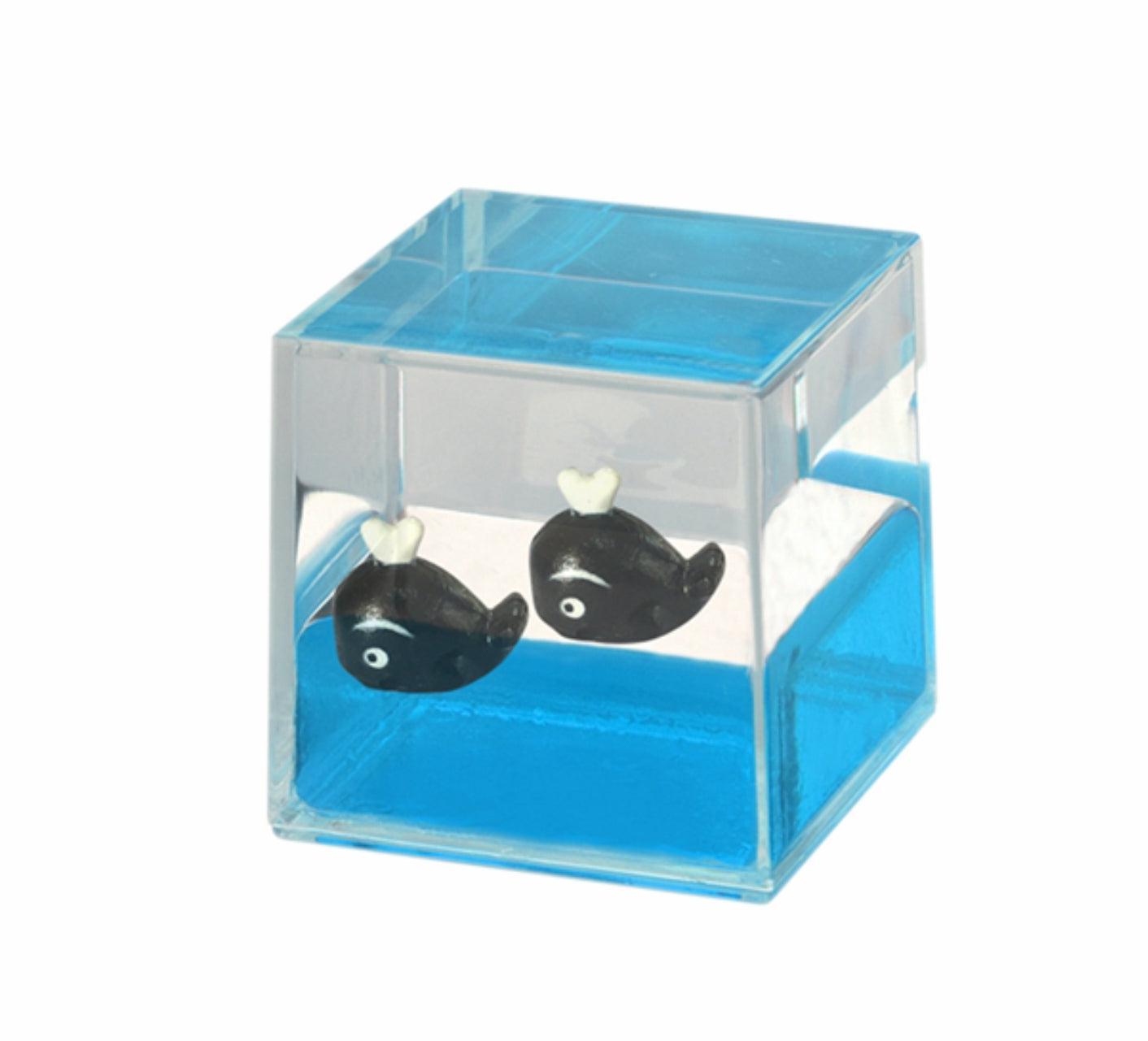 Oily Water Cubes Aussie Gifts Souvenirs Paperweights Coloured Liquid with Floaters - fair-dinkum-gifts