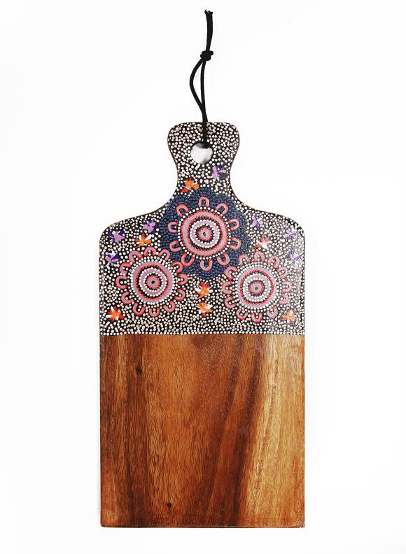 Painted Serving Boards - Aboriginal Designs