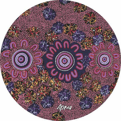 Aboriginal Ceramic Coasters - Set of 4