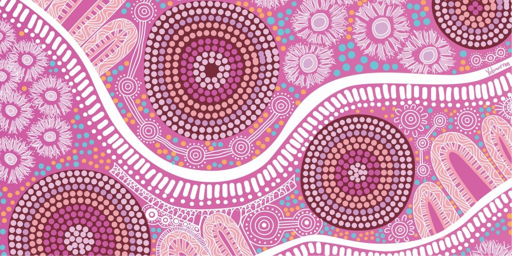 MICROFIBRE BEACH TOWELS - ABORIGINAL DESIGNS