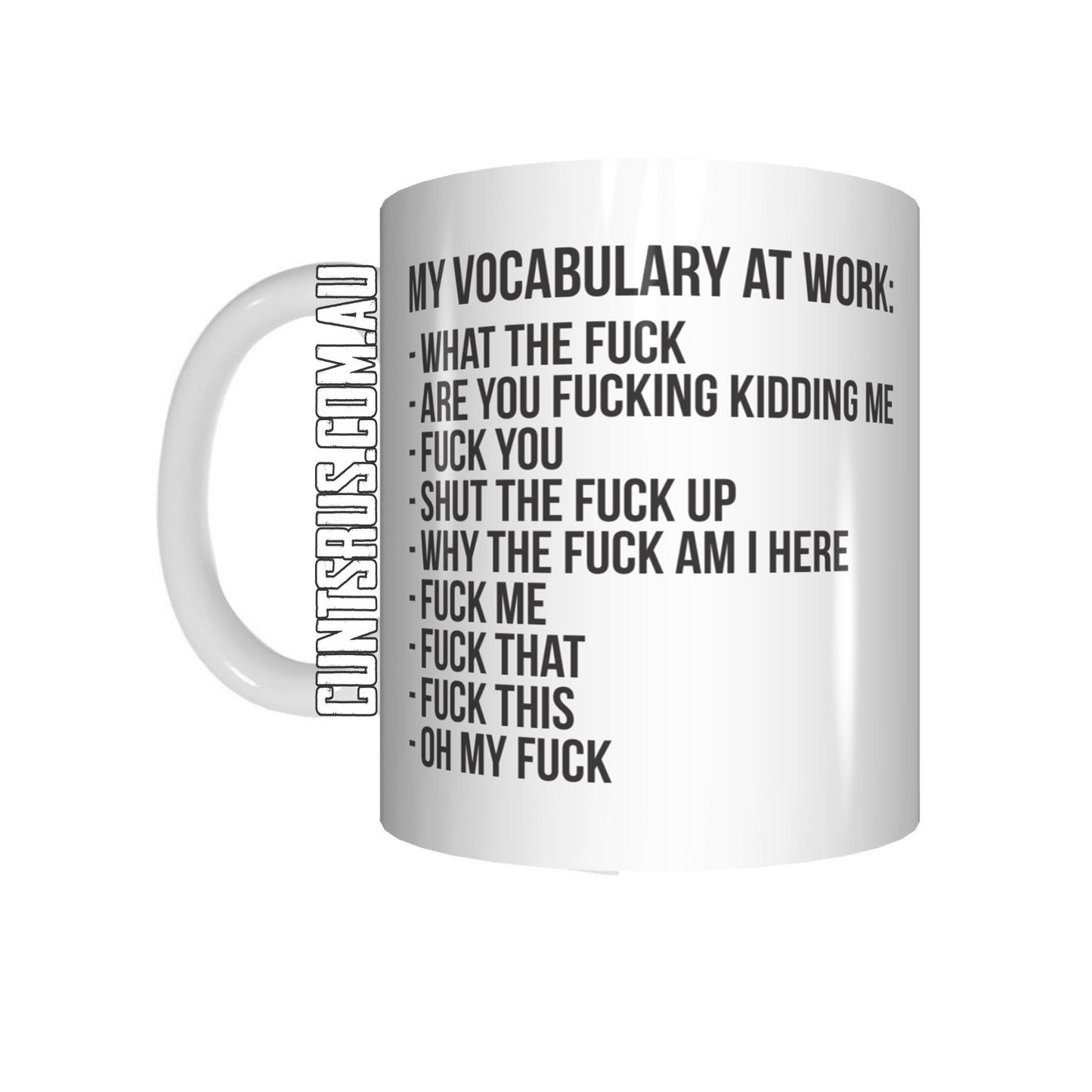 Office Vocabulary Coffee Mug CRU07-92-12181