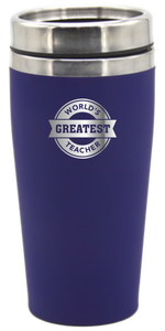 World's Greatest Teacher 475ml Travel Mug Coffee Flask - fair-dinkum-gifts