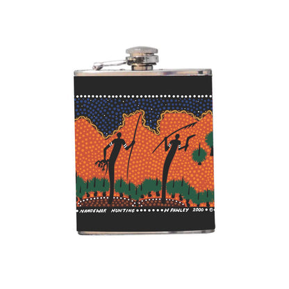 Aboriginal Design Hip Flask 180ml
