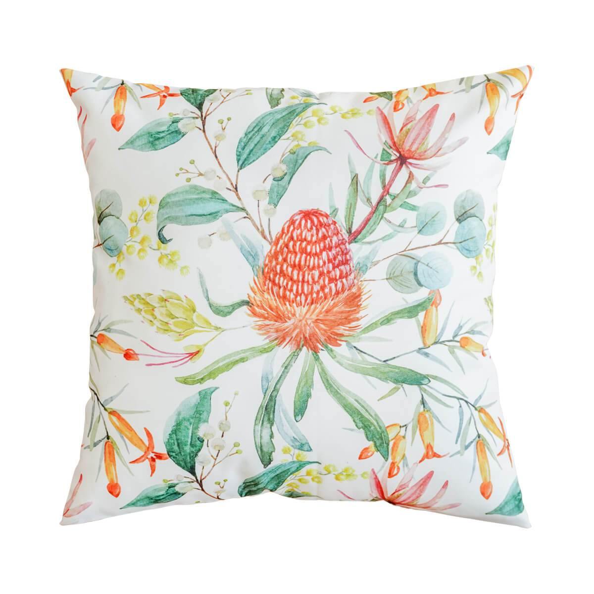 Waste2Wear® Cushion Cover Australian Native Flora - Red Earth Market