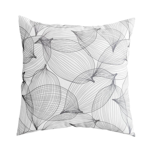 Waste2Wear® Cushion Cover Leaf Pattern - Red Earth Market