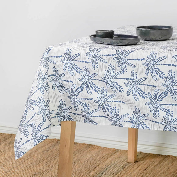 Australian made tablecloth Palm Trees design - Red Earth Market