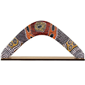 Boomerang featuring Western Desert Art by Debra McDonald
