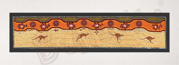 Bulurru Aboriginal Art Canvas Print Unstretched - Yulludunita By Wendy Pawley