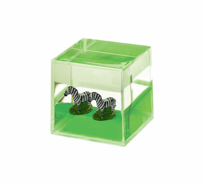 Oily Water Cubes Aussie Gifts Souvenirs Paperweights Coloured Liquid with Floaters - fair-dinkum-gifts