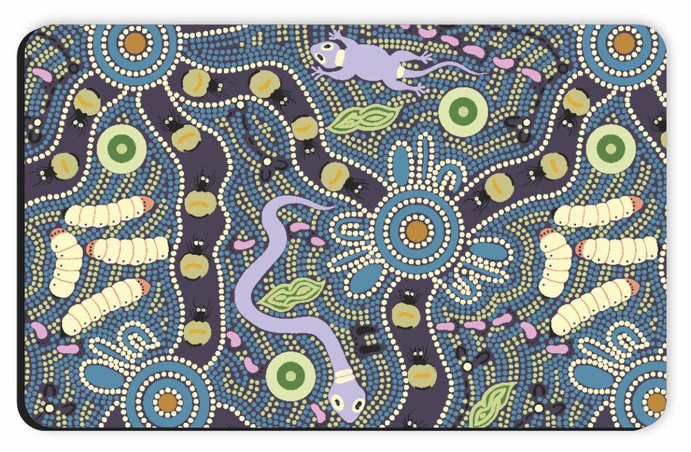 Aboriginal Flexi Magnet - 9 Bulurru Designs To Choose From - fair-dinkum-gifts