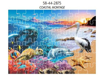 3D Jigsaw Puzzles Tins 60pc Aussie Animals