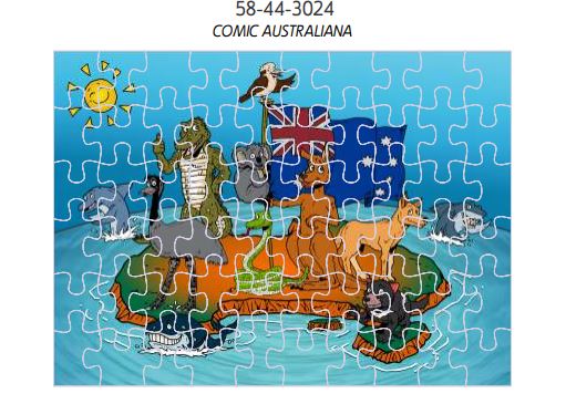 3D Jigsaw Puzzles Tins 60pc Aussie Animals