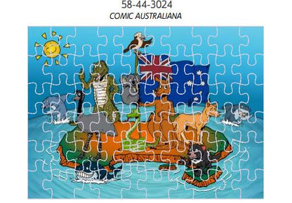 3D Jigsaw Puzzles Tins 60pc Aussie Animals