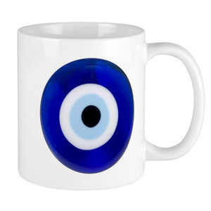 Evil Eye Mug Coffee Gift Present Novelty Greek Mati Cup - fair-dinkum-gifts
