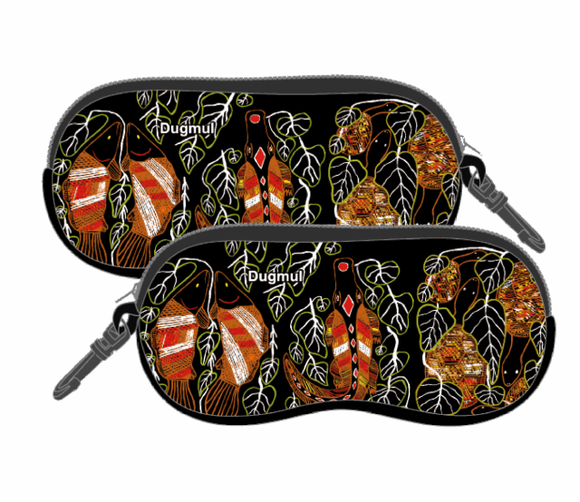 Sunglasses Glasses Case Neoprene Graham Kenyon Designs Aboriginal Indigenous Art - fair-dinkum-gifts