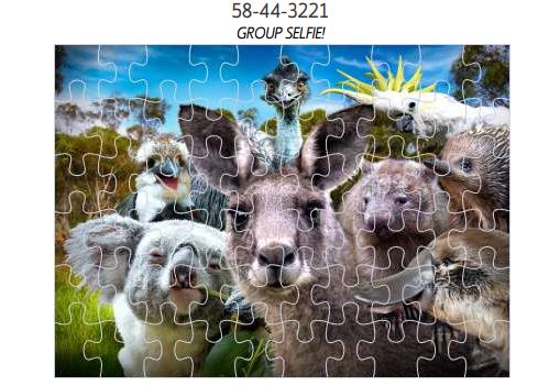 3D Jigsaw Puzzles Tins 60pc Aussie Animals - Fair Dinkum Gifts