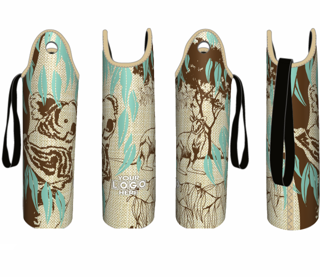 Wine Bottle Cooler Holder Large Range of Styles Colours Aussie Designs Aboriginal Indigenous - fair-dinkum-gifts