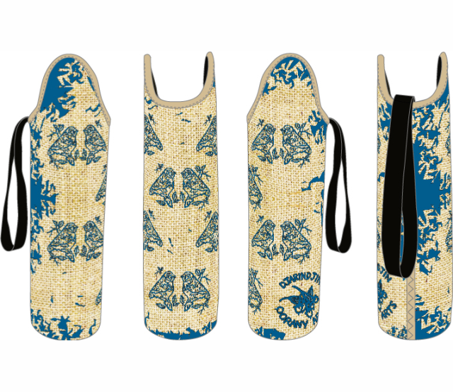 Wine Bottle Cooler Holder Large Range of Styles Colours Aussie Designs Aboriginal Indigenous - fair-dinkum-gifts