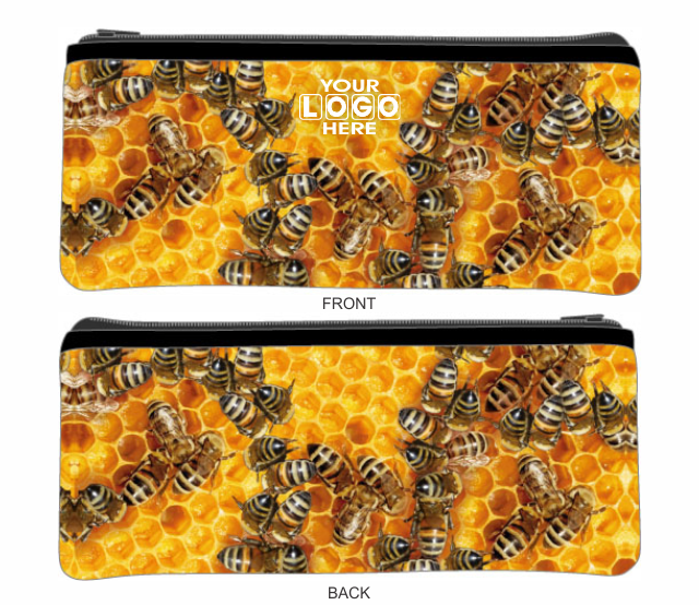 Large Neoprene Pencil Case Stationery or Make Up Bag Australian Travel Case Aussie Design - fair-dinkum-gifts