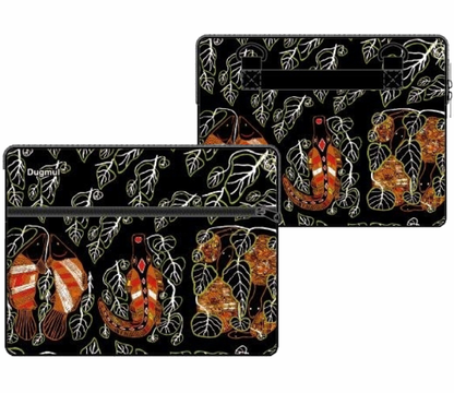 Graham Kenyon Ipad Case Bag with Zip and Strap Aboriginal Indigenous Art - fair-dinkum-gifts
