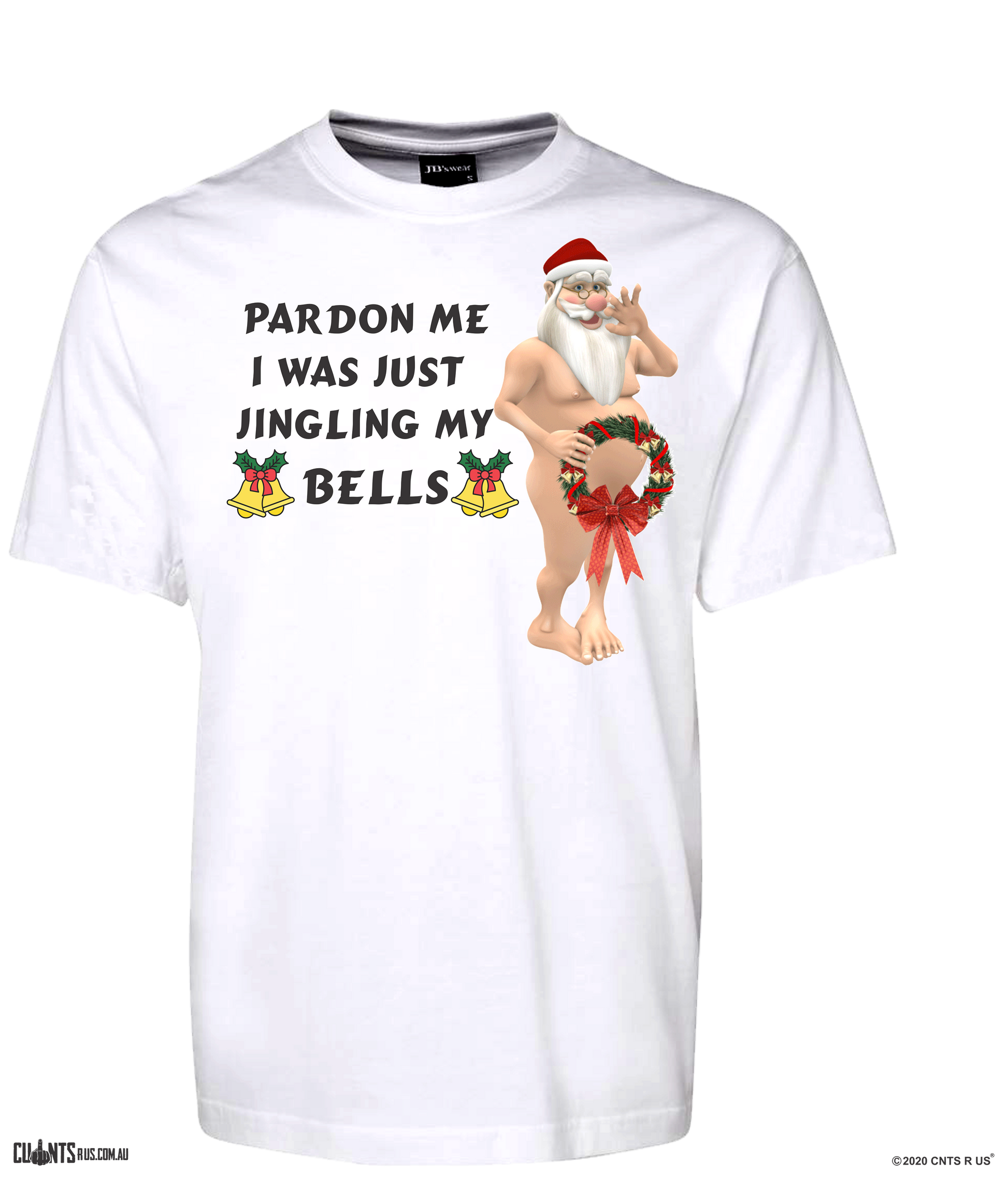 Pardon Me I Was Just Jingling My Bells T-Shirt CRU01-1HT-24036 - fair-dinkum-gifts