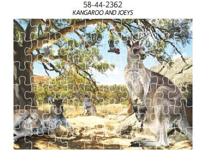 3D Jigsaw Puzzles Tins 60pc Aussie Animals