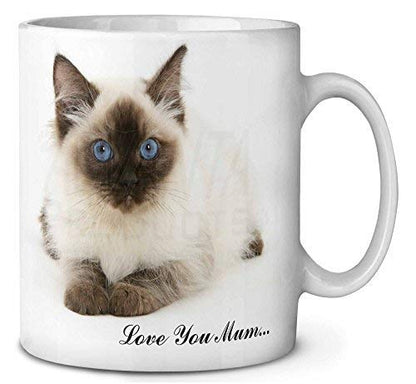 Love You Mum PERSONALISED ANY BREED Dog Cat Any Pet Coffee Mug Mothers Day GIFT - fair-dinkum-gifts