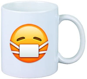 Quarantine Mug Coffee Mug Mask Emoji Office Gift - fair-dinkum-gifts