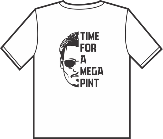 MEGA-PINT Johnny Depp T-Shirt FDG01-1HT-23040