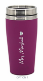 Personalised Bridesmaids Groomsman Gifts Wedding Travel Mug LARGE 475ml Gift Cup Choose Your Colour - fair-dinkum-gifts