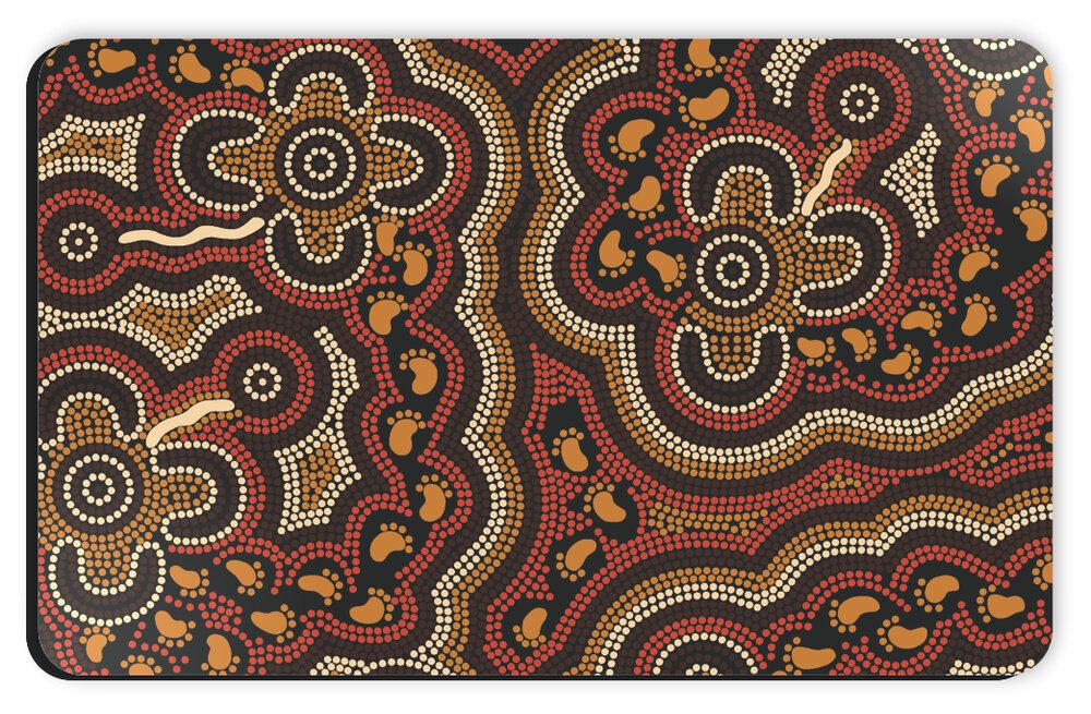 Aboriginal Flexi Magnet - 9 Bulurru Designs To Choose From - fair-dinkum-gifts