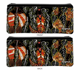 Large Neoprene Pencil Case Stationery or Make Up Bag Australian Travel Case Aussie Design - fair-dinkum-gifts