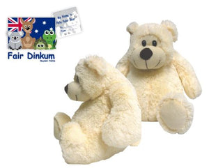 *CLEARANCE* Pete Polar Bear Plush Toy Australia - 24cm - fair-dinkum-gifts